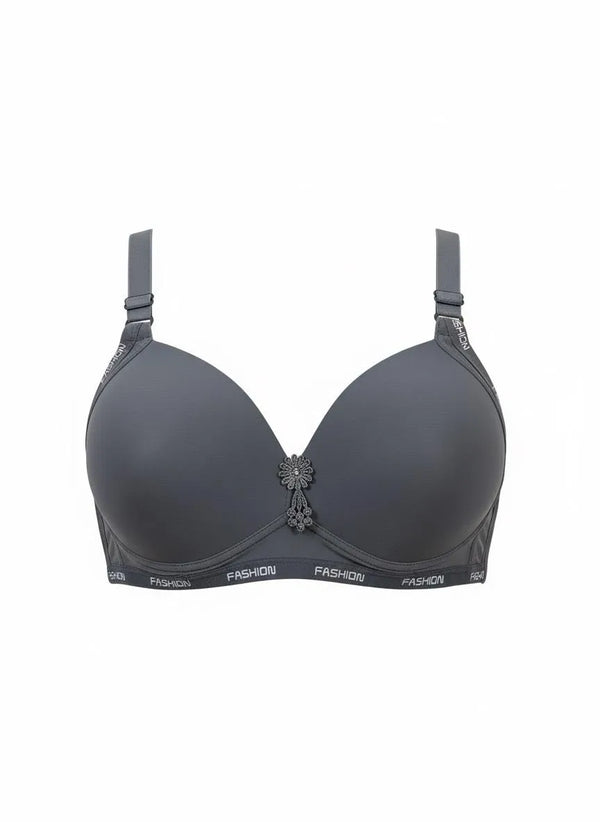 Soft Stretch Front Flower Padded Bra
